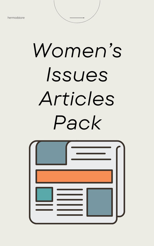 Women’s Issues Articles Pack