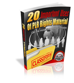 20-important-uses-of-plr-rights-material-ebook